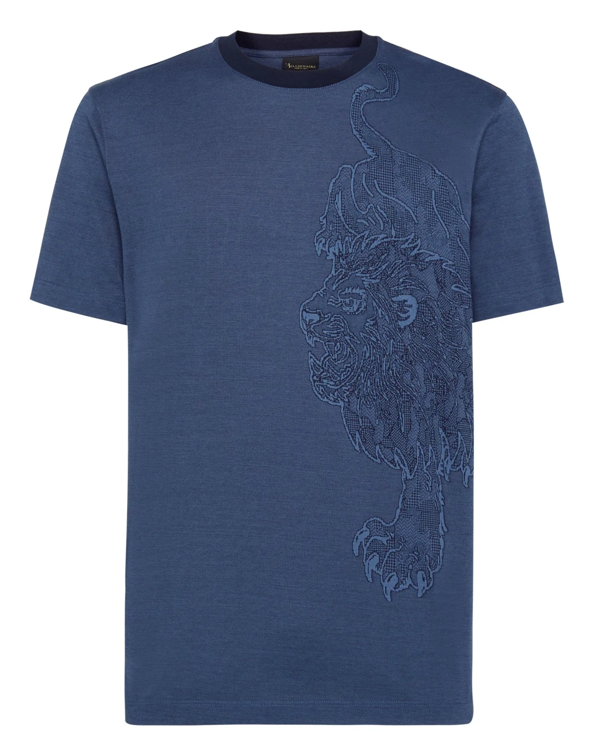 T-shirt Round Neck SS Lion, цвет: Синий