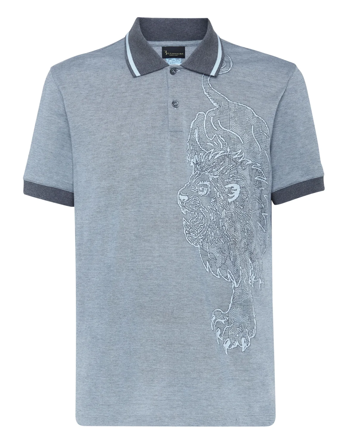 Polo Shirt SS Lion, цвет: Серый