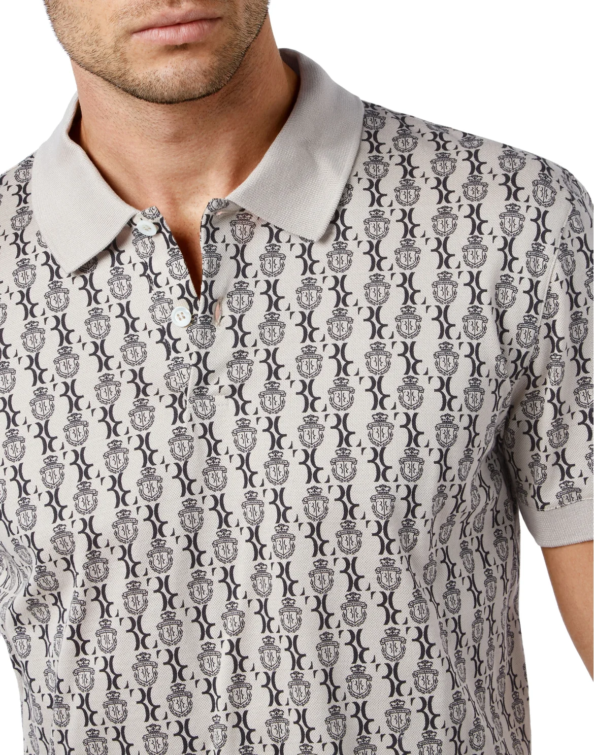 Polo Shirt SS Crest, цвет: Черный