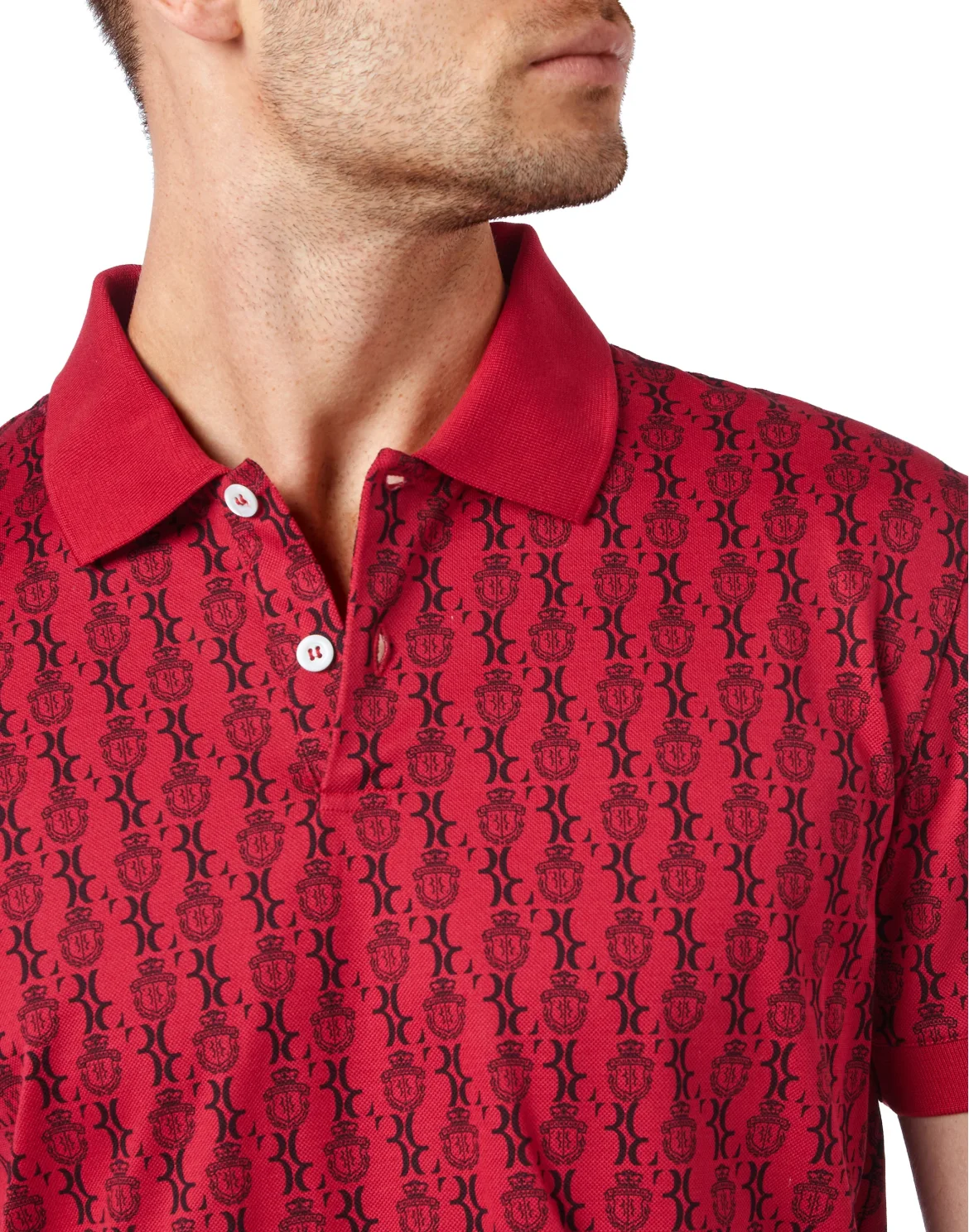 Polo Shirt SS Crest, цвет: Черный