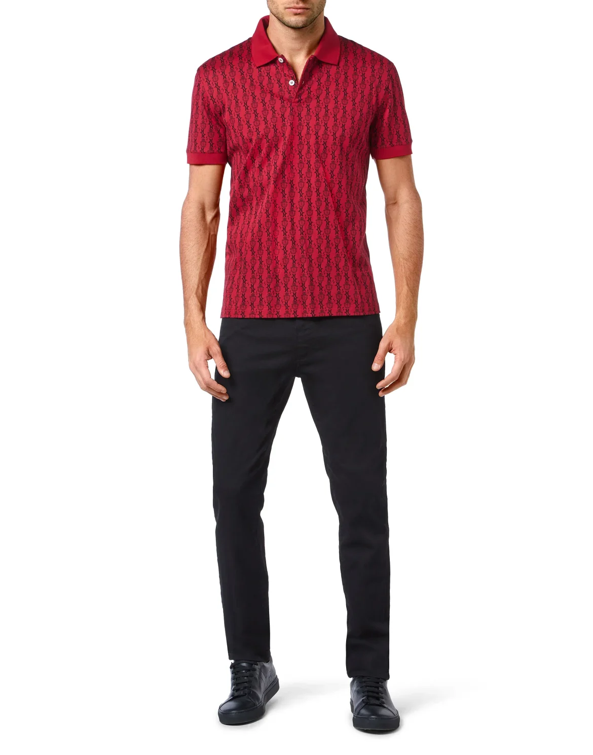 Polo Shirt SS Crest, цвет: Черный