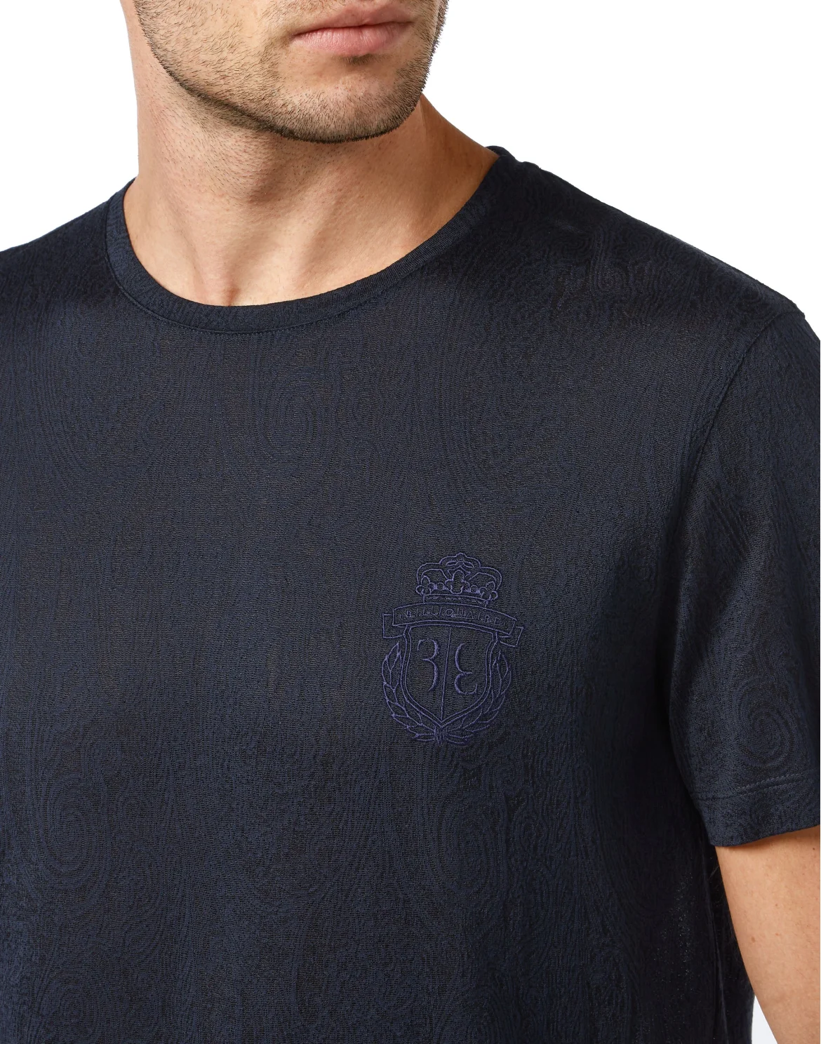 T-shirt Round Neck SS Crest, цвет: Серый
