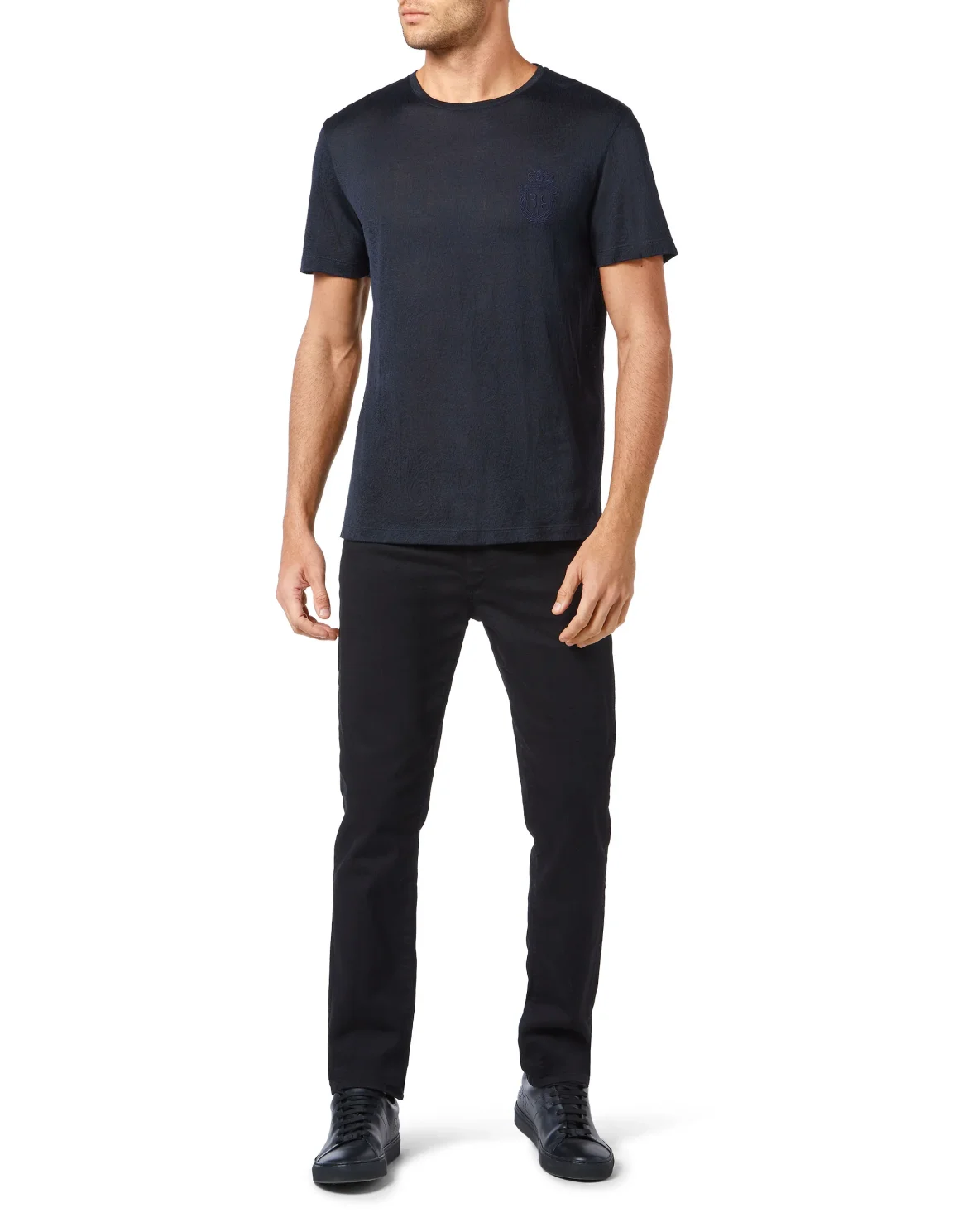 T-shirt Round Neck SS Crest, цвет: Серый