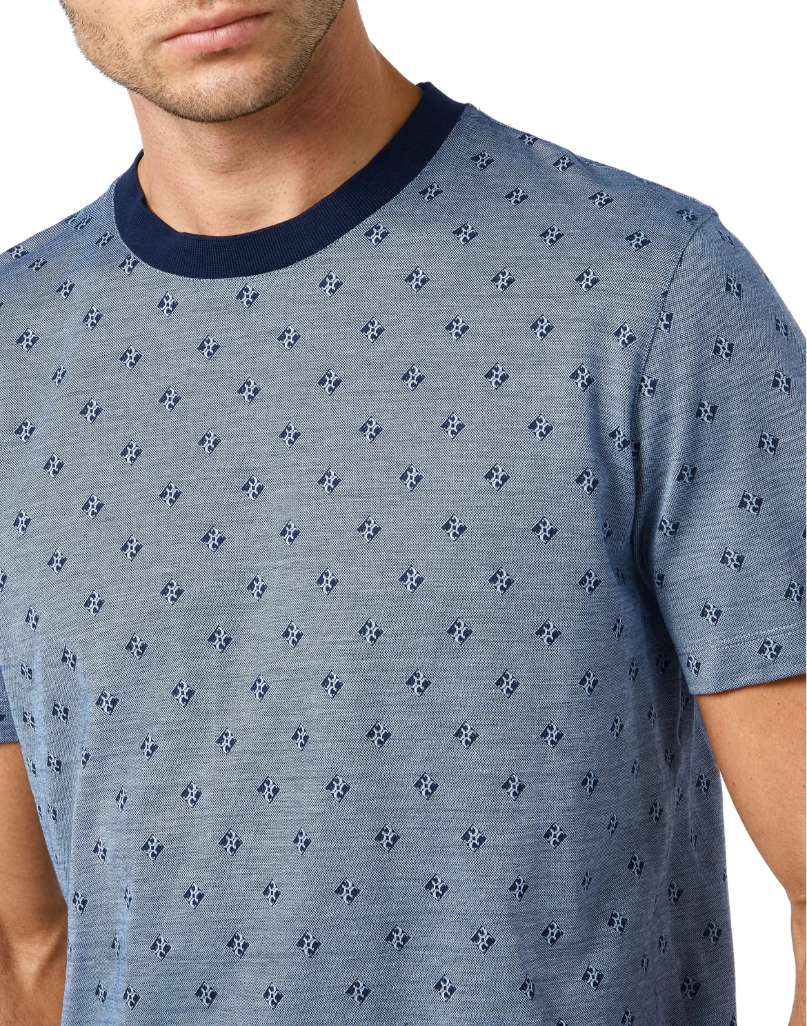 T-shirt Round Neck SS, цвет: Синий