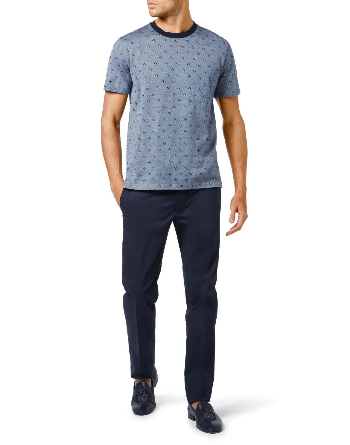 T-shirt Round Neck SS, цвет: Синий