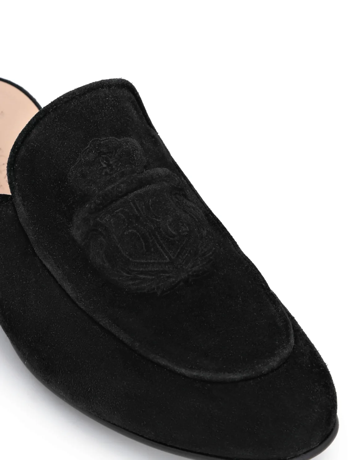 Suede Mules, цвет: Черный