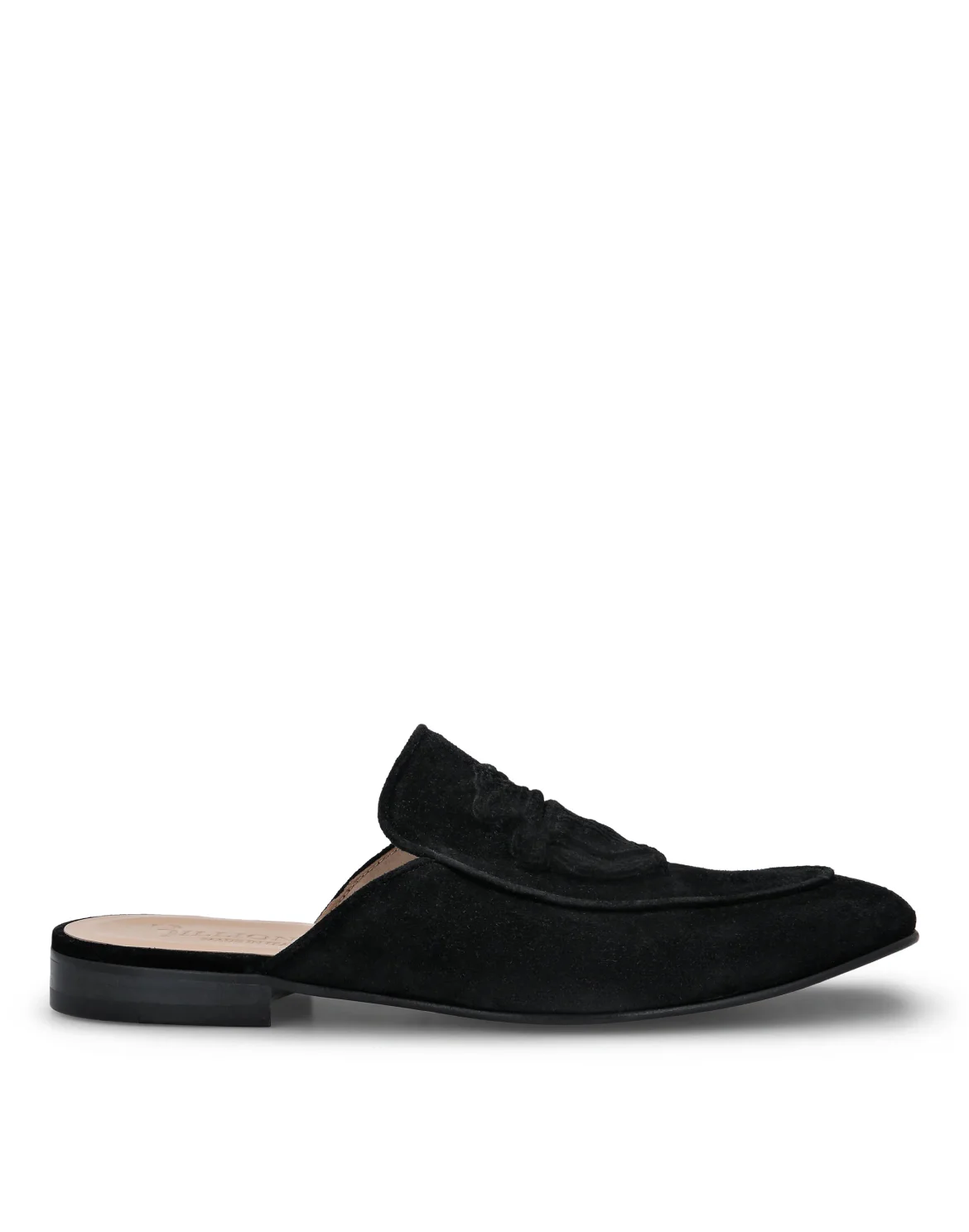 Suede Mules, цвет: Черный
