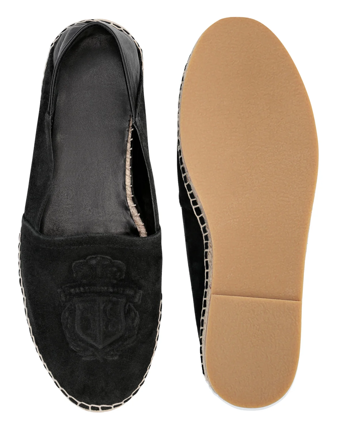 Suede Espadrillas, цвет: Черный