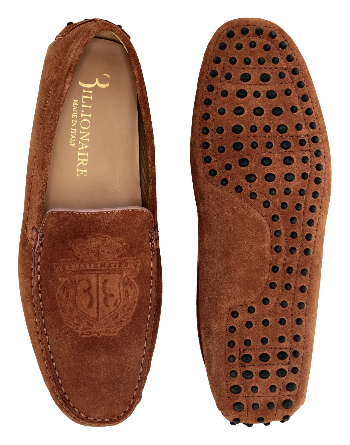 Suede Car Shoes, цвет: Бежевый