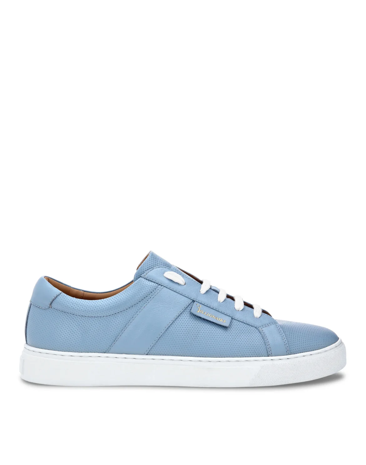 Leather Lo-Top Sneakers, цвет: Синий