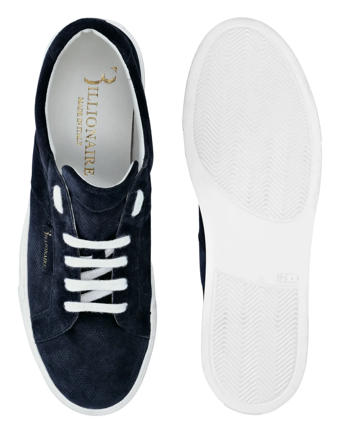 Suede Lo-Top Sneakers, цвет: Синий