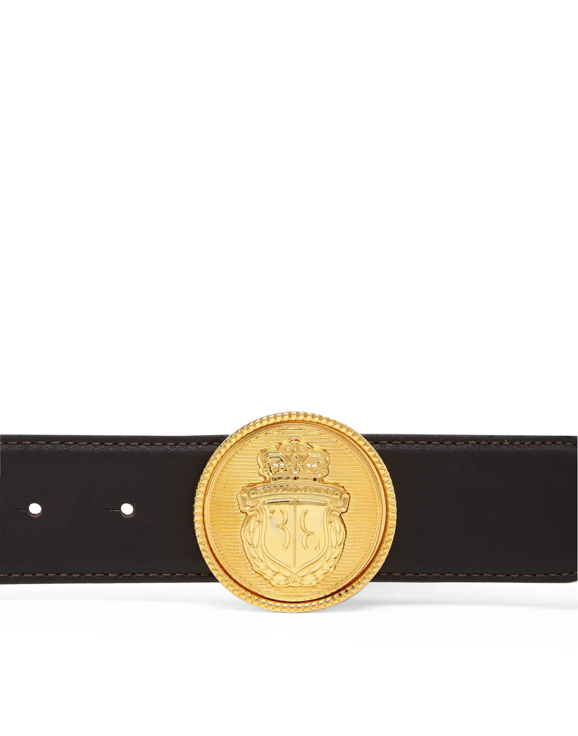 Deer Leather Belt, цвет: Черный