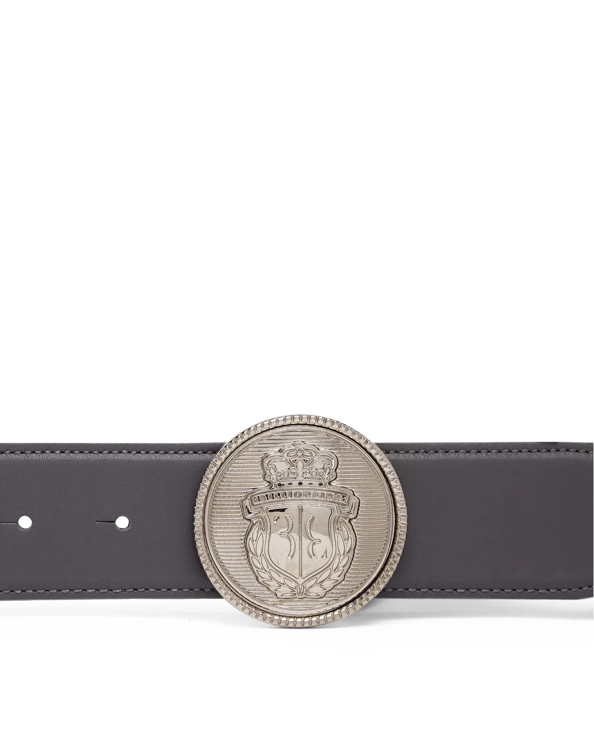 Deer Leather Belt, цвет: Серый