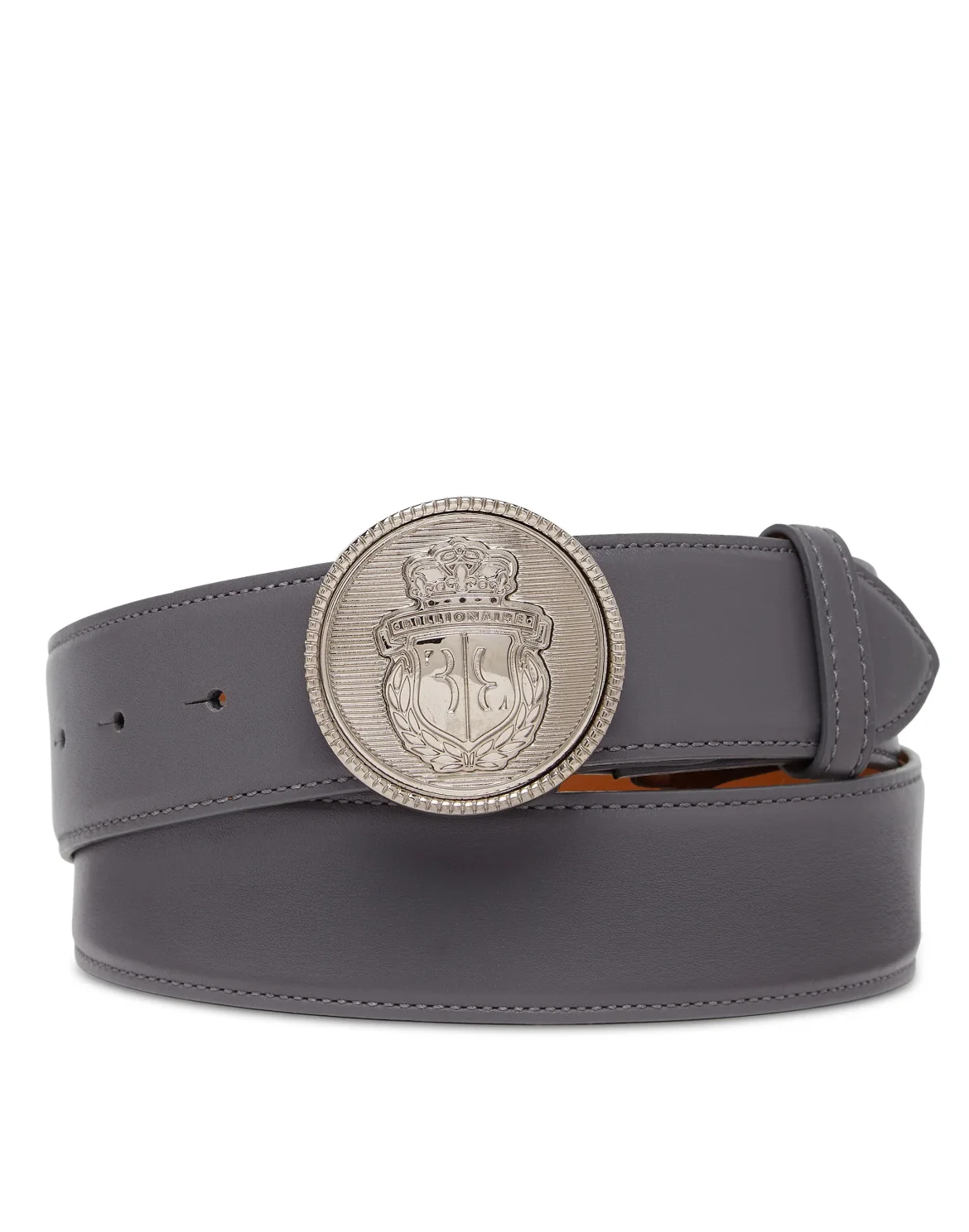 Deer Leather Belt, цвет: Серый