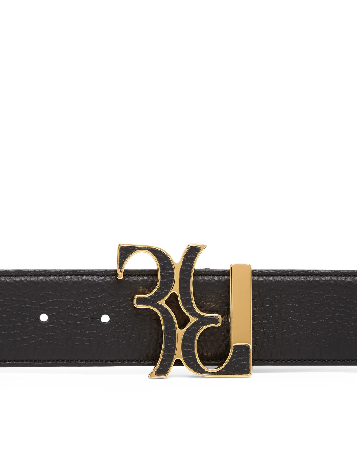 Deer Leather Belt, цвет: Черный