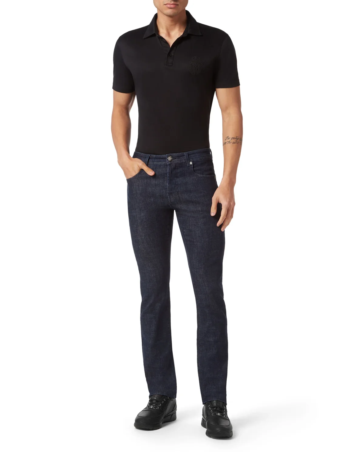 Denim Trousers Super Straight Cut Basic, цвет: Синий