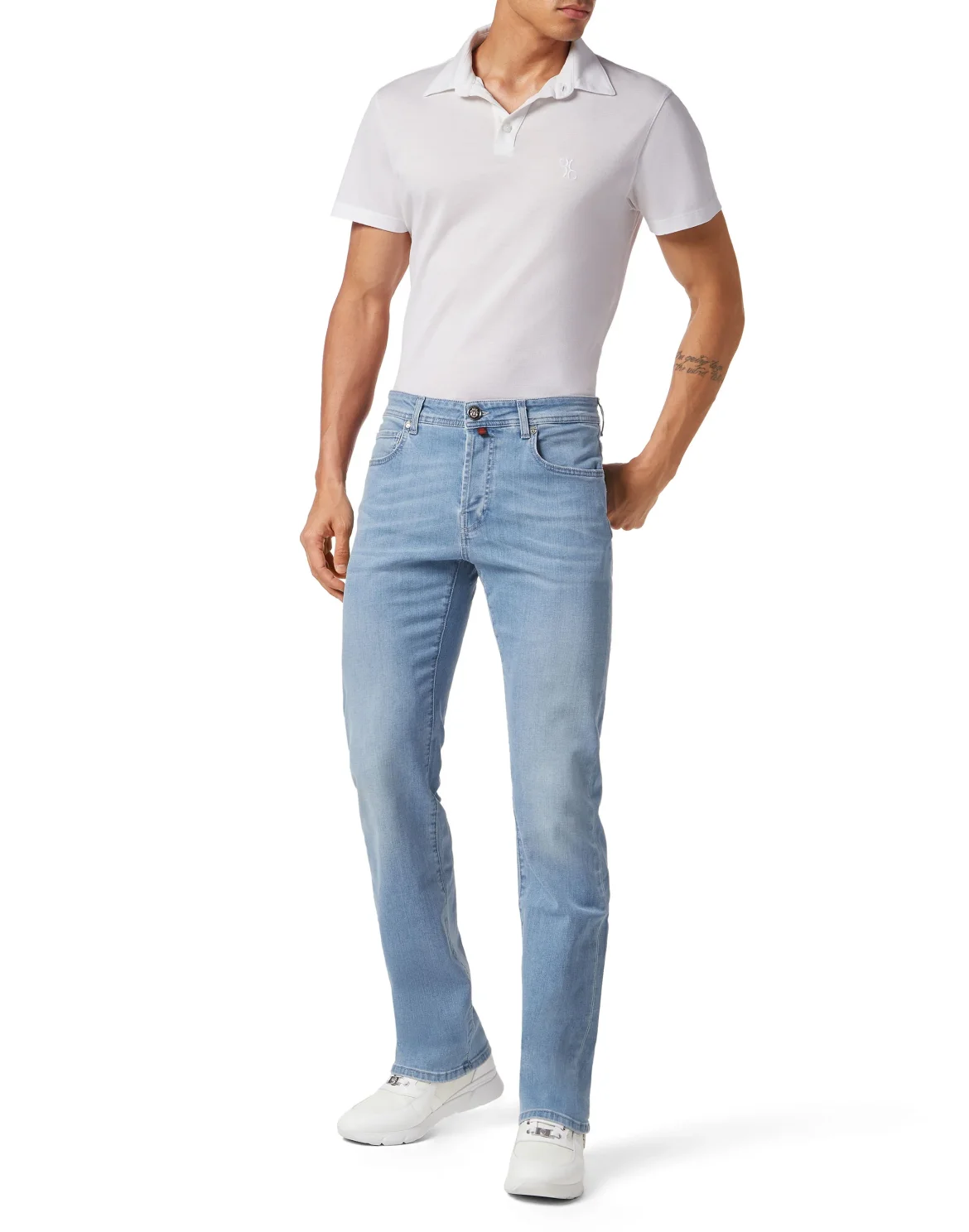 Denim Trousers Regular fit, цвет: Синий