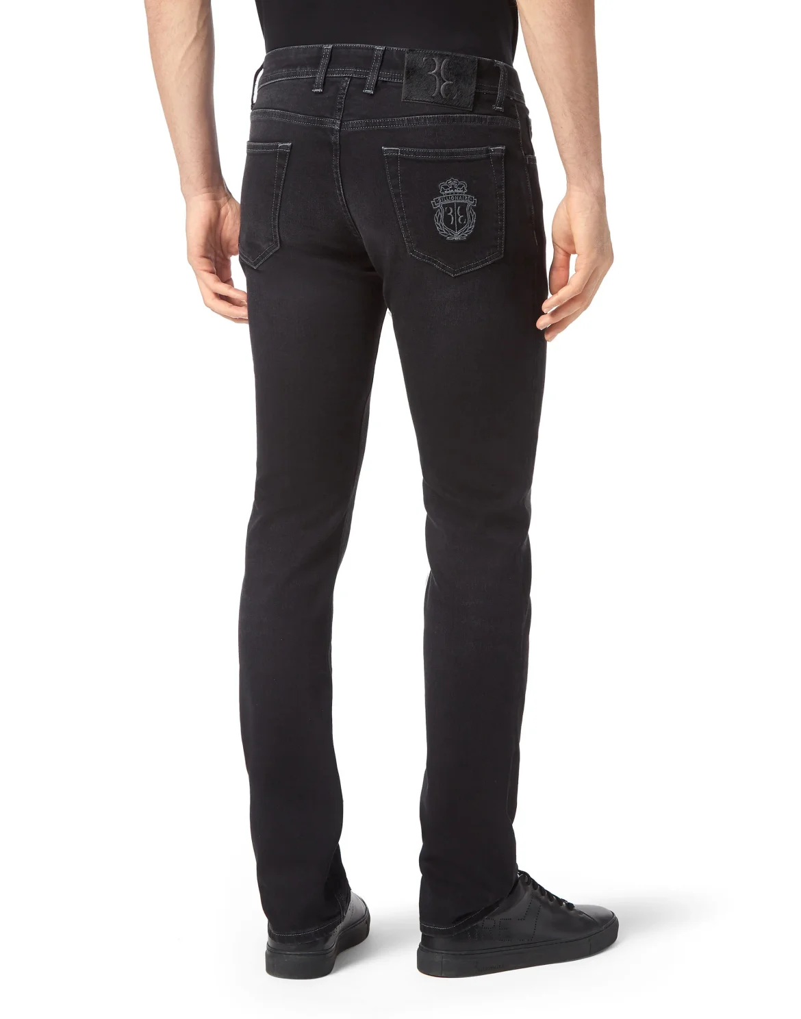 Denim Trousers Super Straight Cut, цвет: Черный