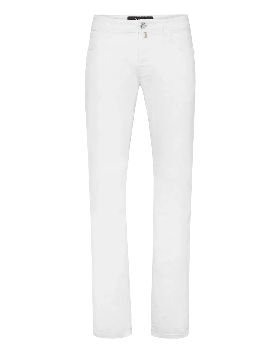 Denim Trousers Regular fit, цвет: Белый