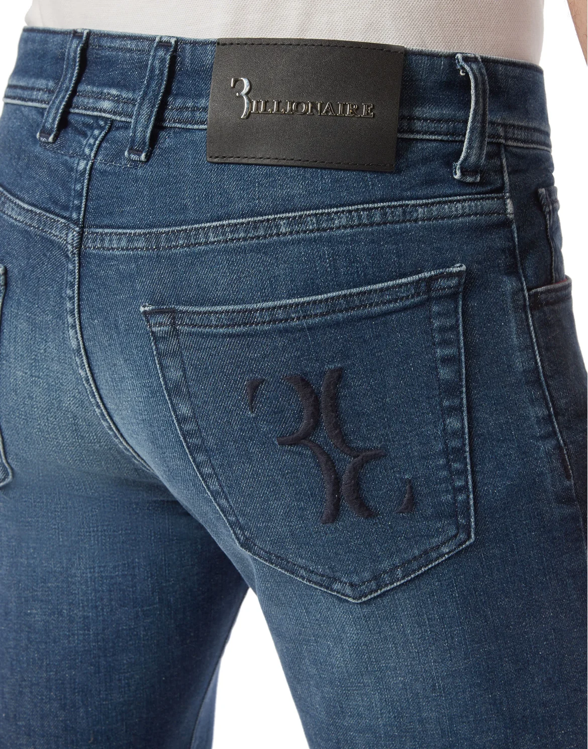 Denim Trousers Regular fit, цвет: Синий