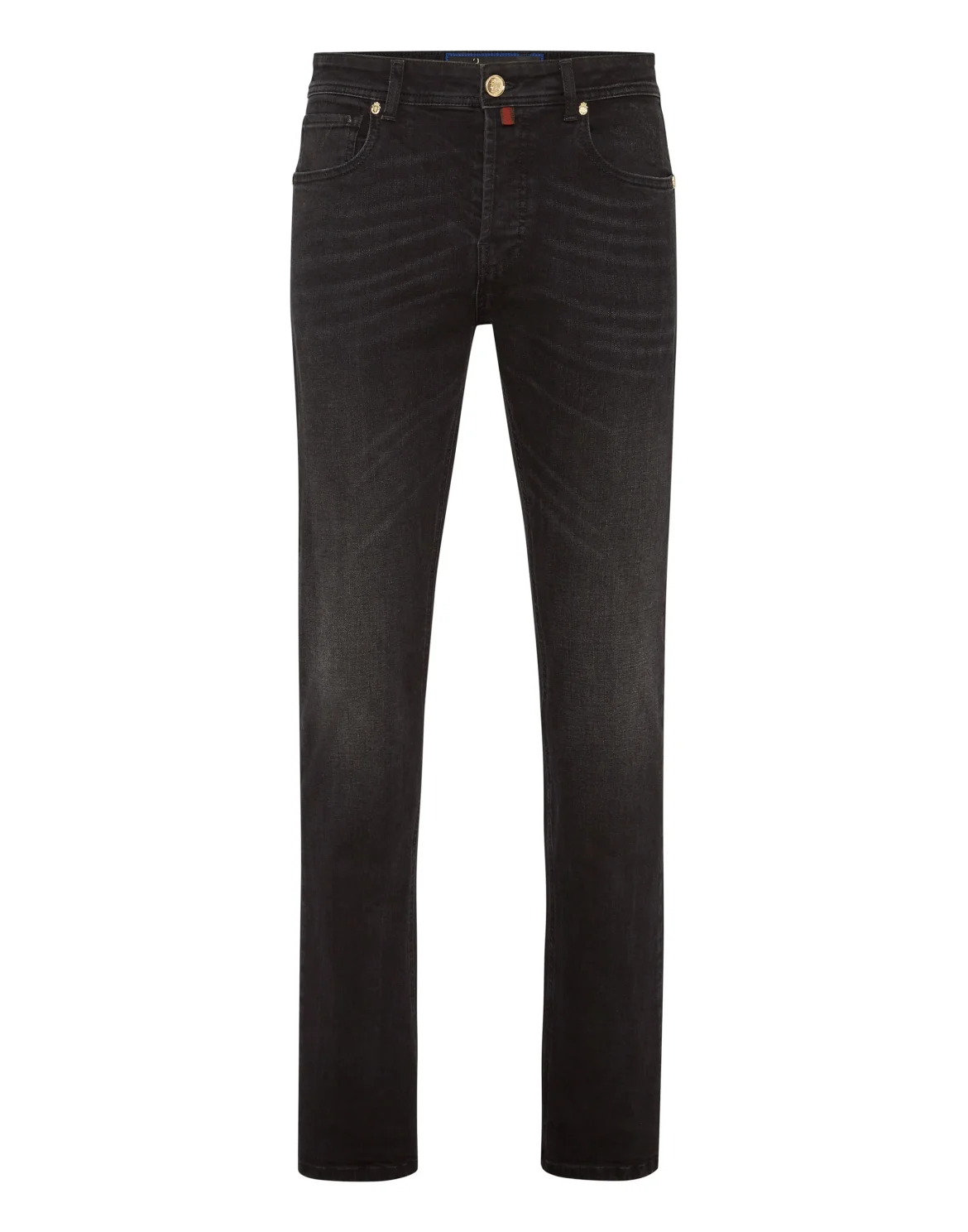 Denim Trousers Super Straight Cut, цвет: Черный