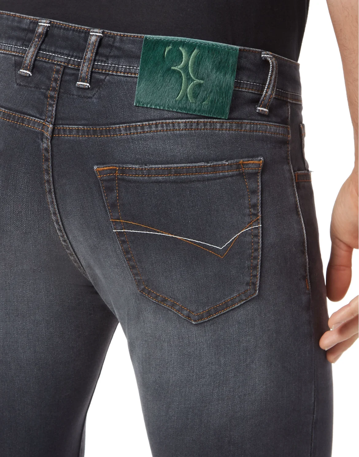 Denim Trousers Super Straight Cut, цвет: Серый