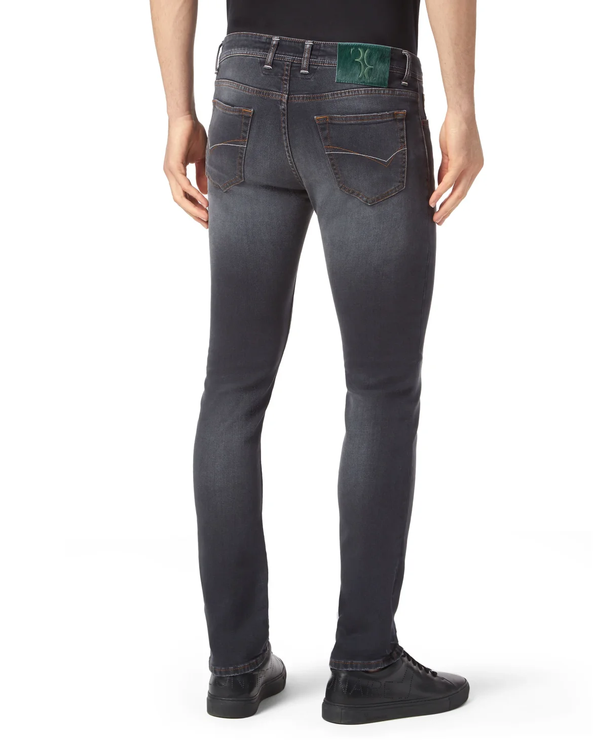 Denim Trousers Super Straight Cut, цвет: Серый