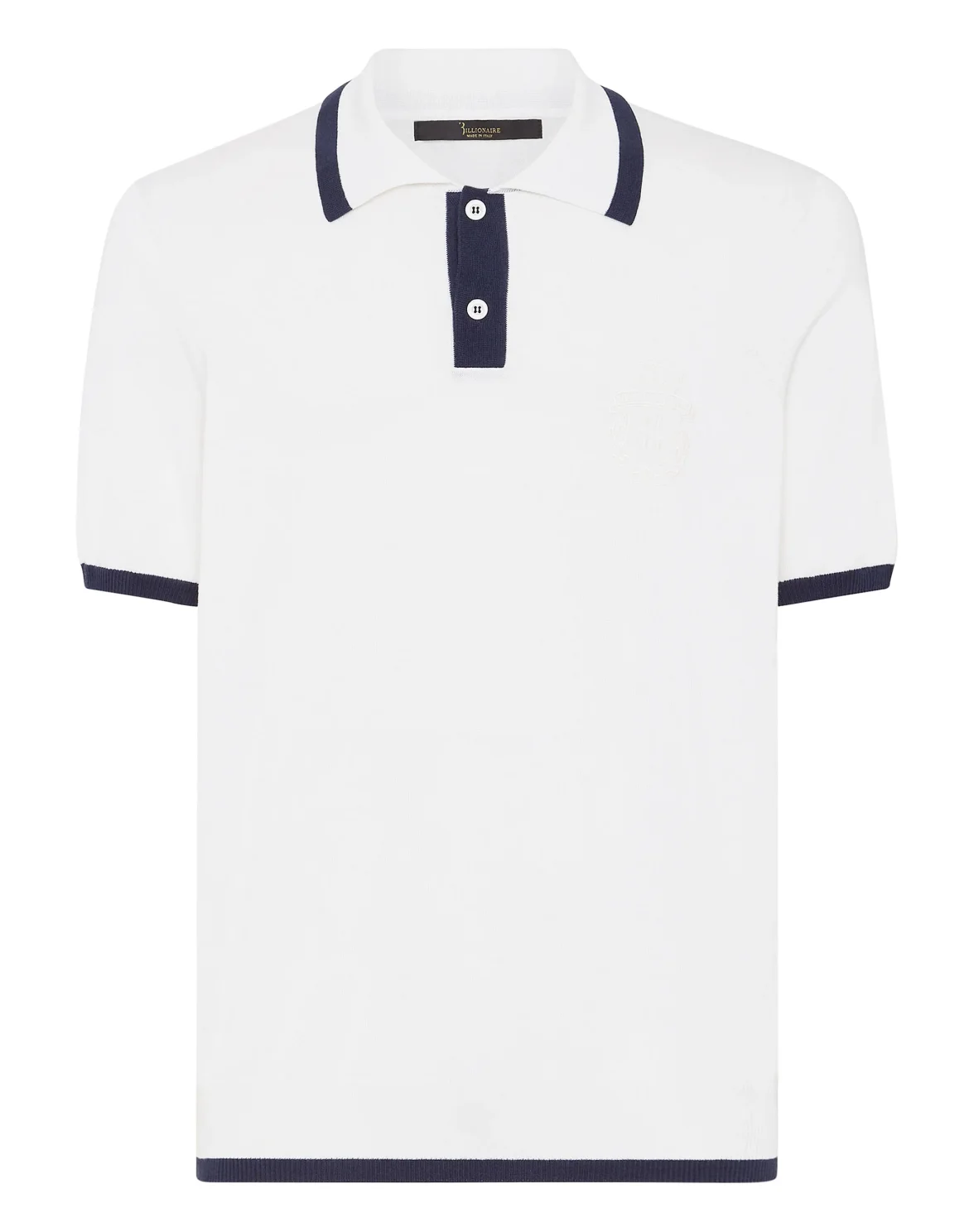 Silk/Cotton Polo SS, цвет: Белый