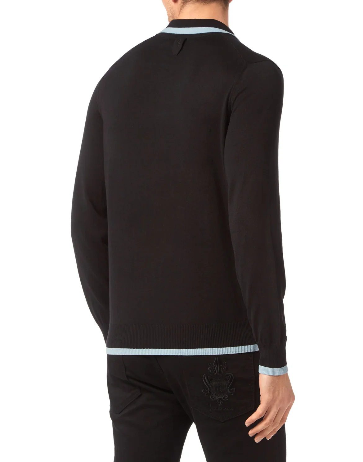 Silk/Cotton Polo SS, цвет: Черный