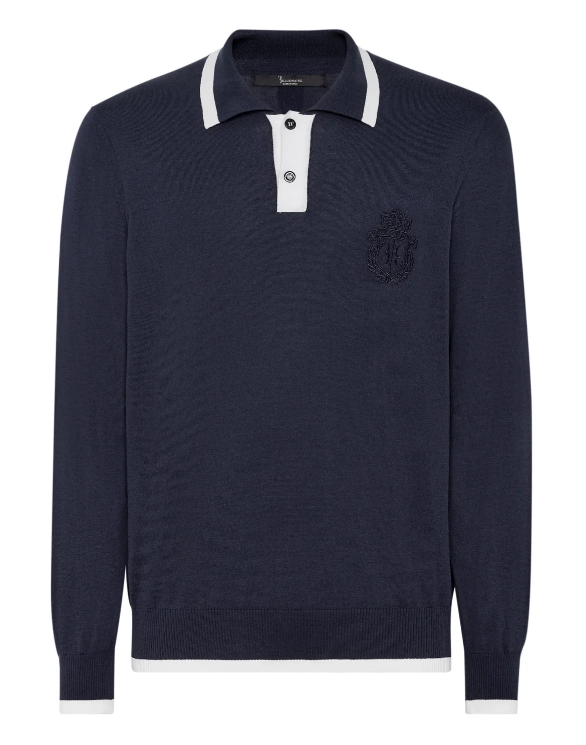 Silk/Cotton Polo SS, цвет: Синий