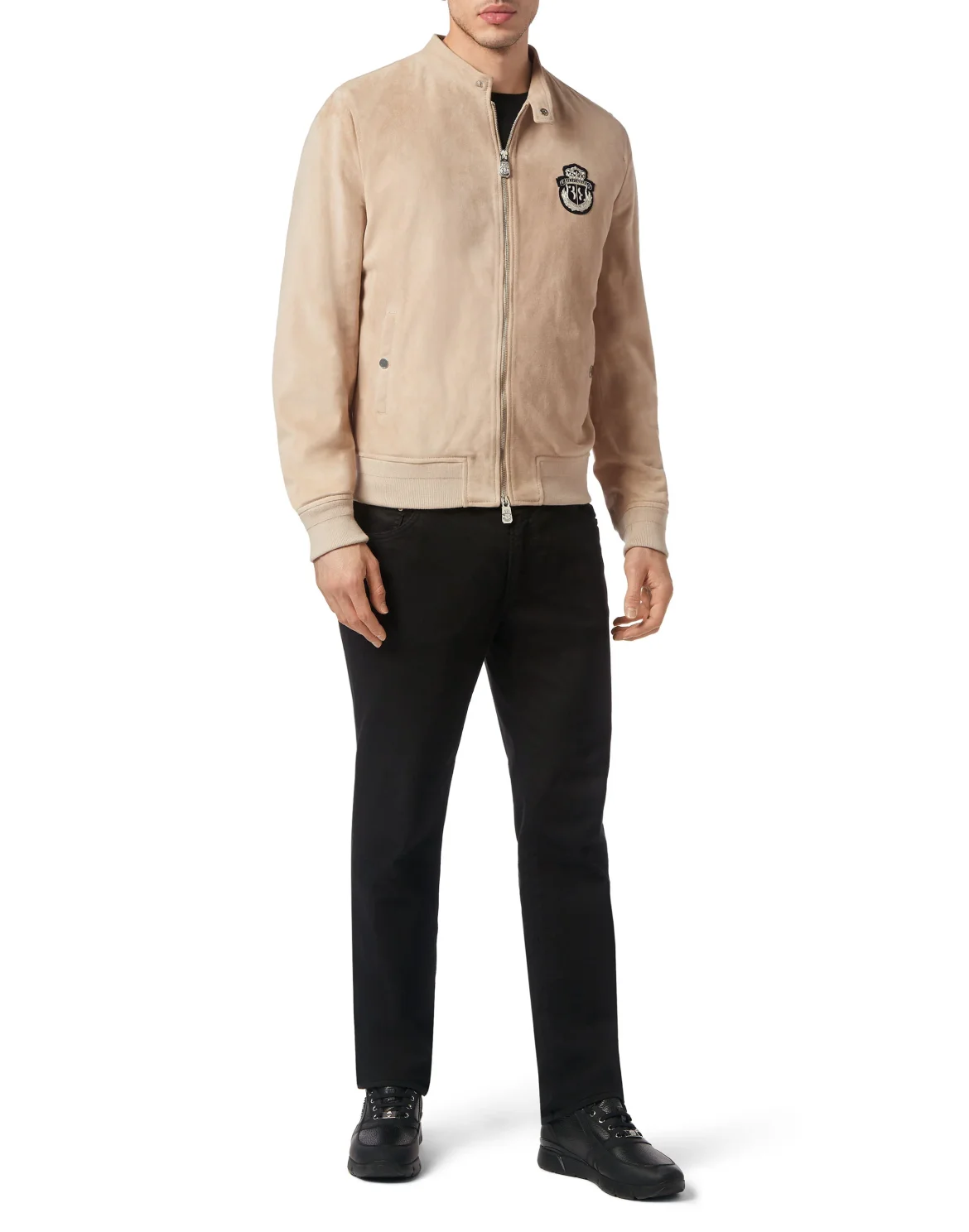 Suede Bomber, цвет: Бежевый
