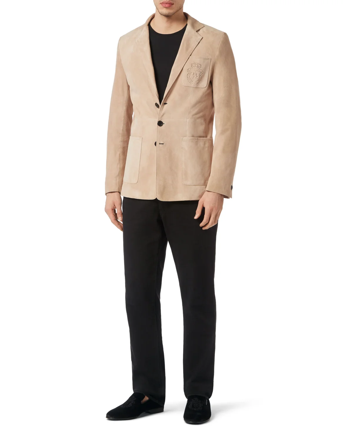 Suede Blazer, цвет: Бежевый