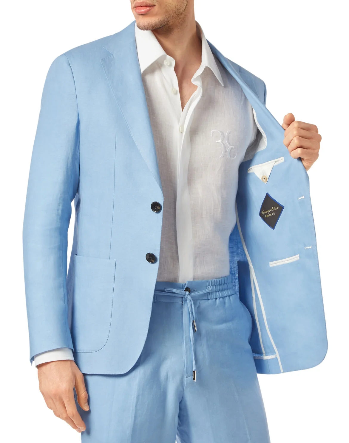 Linen Blazer, цвет: Синий