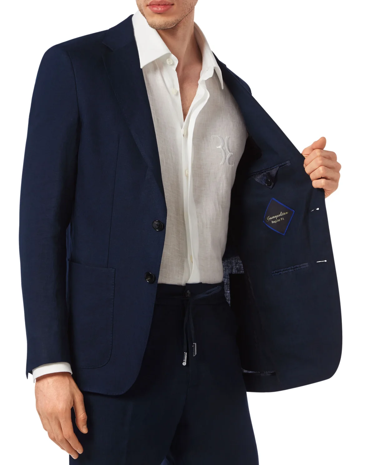 Linen Blazer, цвет: Синий