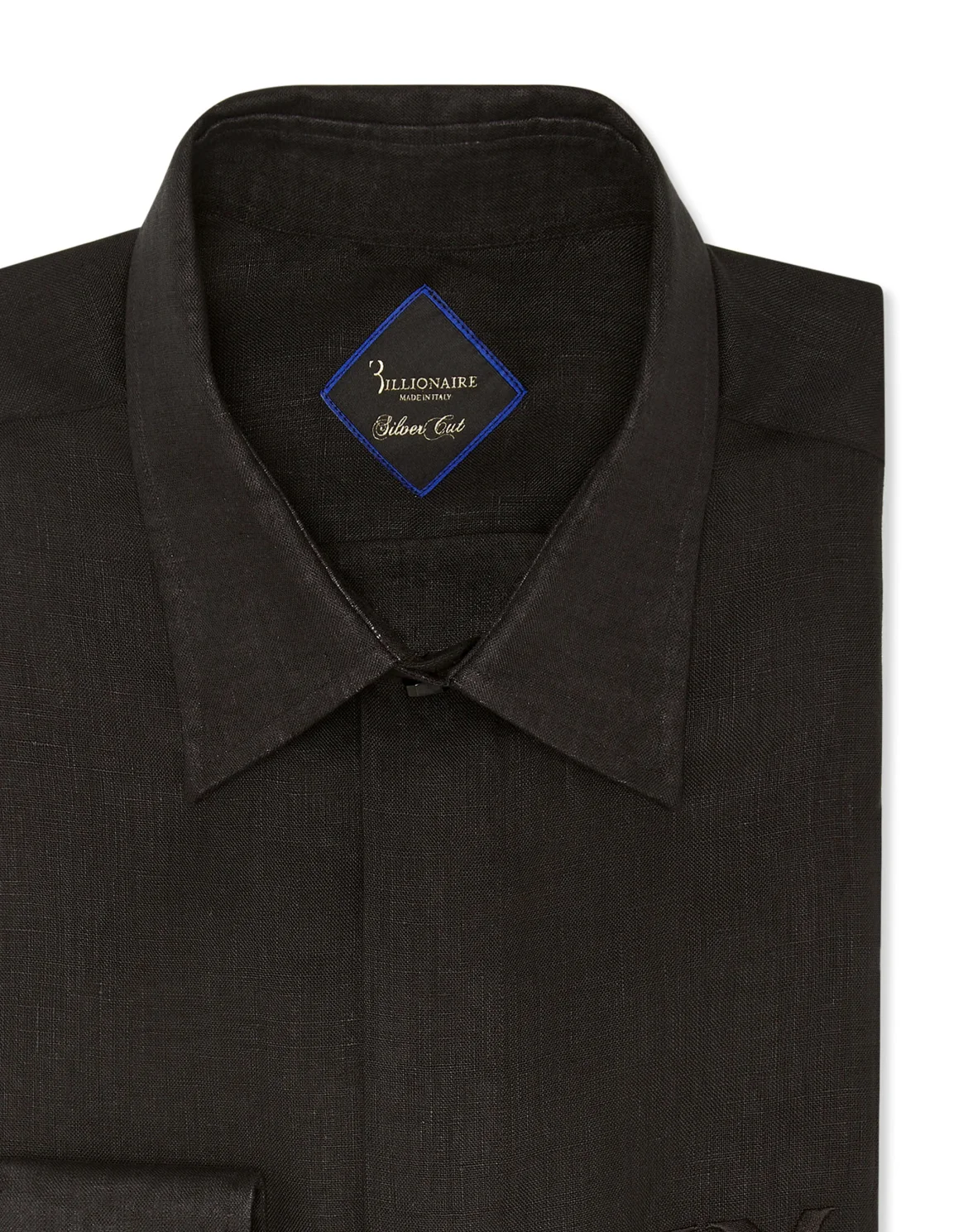 Linen Shirt Silver Cut LS, цвет: Черный