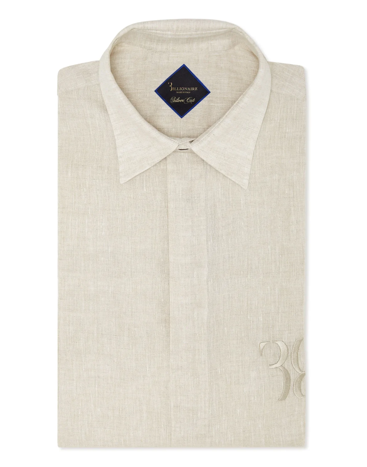 Linen Shirt Silver Cut SS, цвет: Бежевый