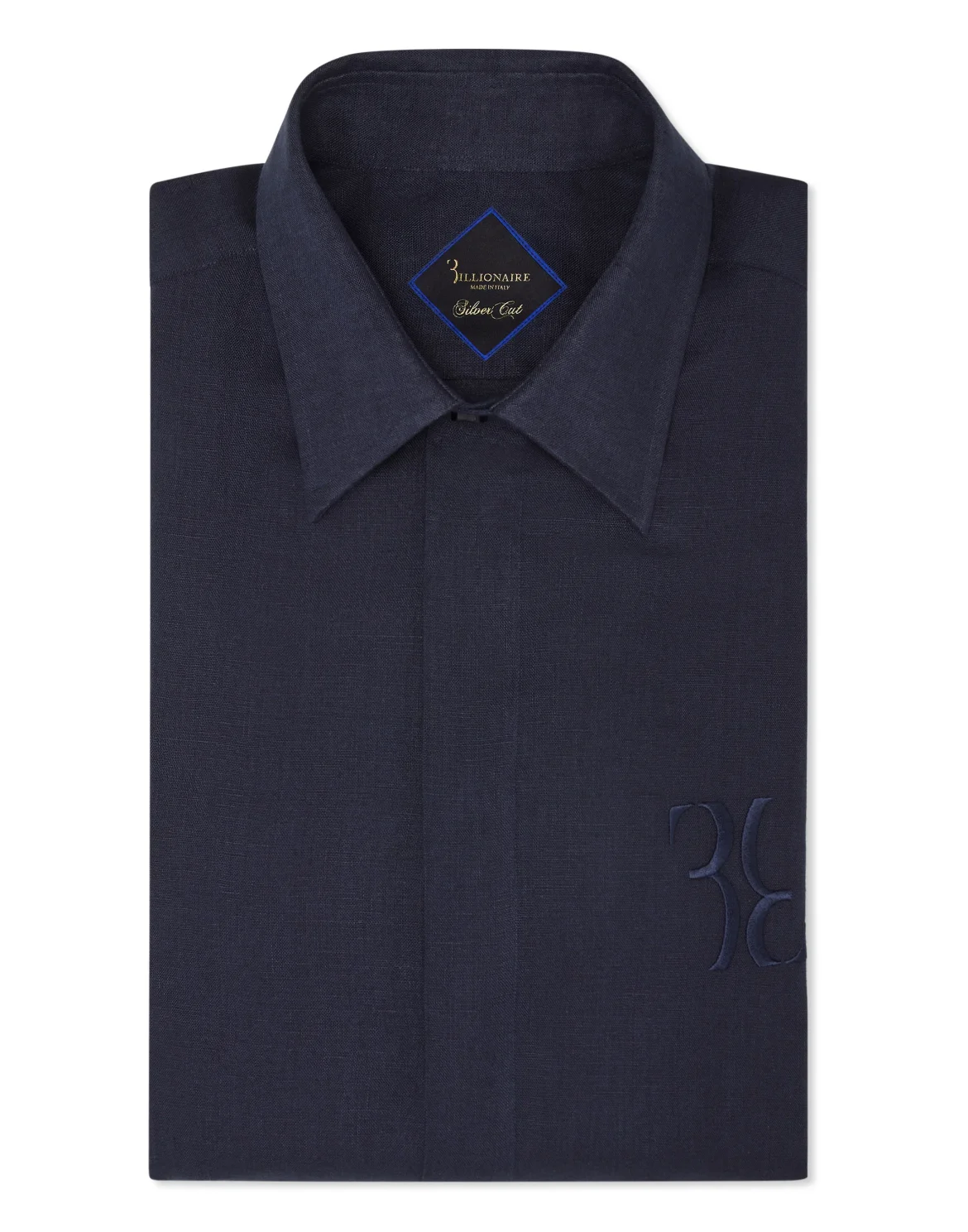 Linen Shirt Silver Cut SS, цвет: Синий