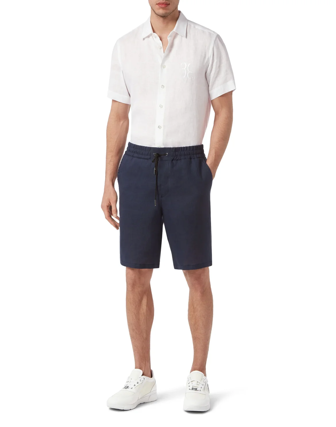 Linen Shorts, цвет: Синий