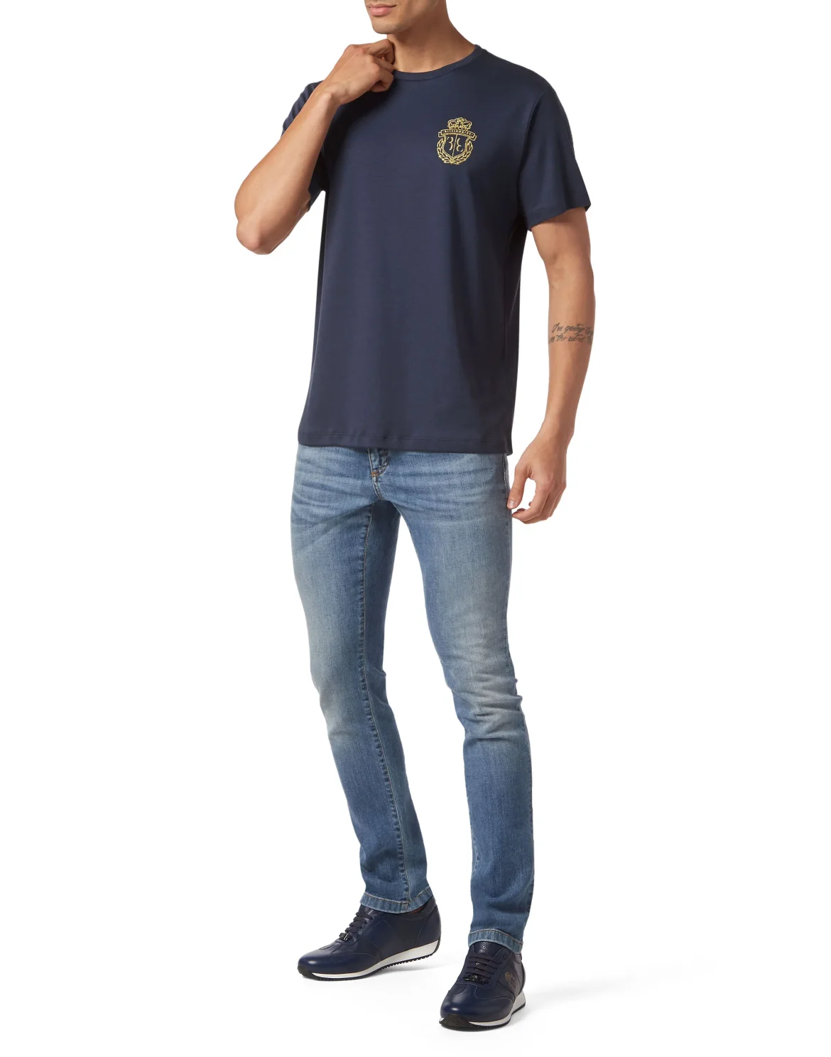 T-shirt Round Neck SS, цвет: Синий
