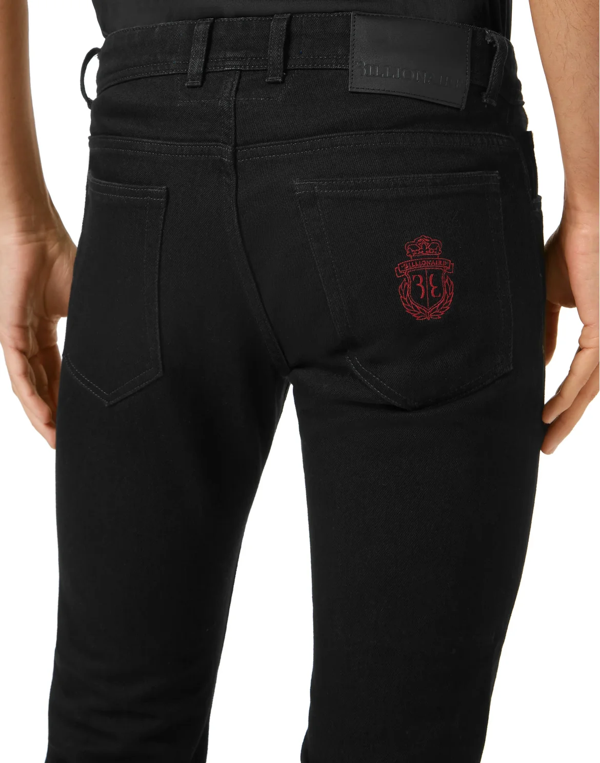 Denim Trousers Super Straight Cut, цвет: Черный