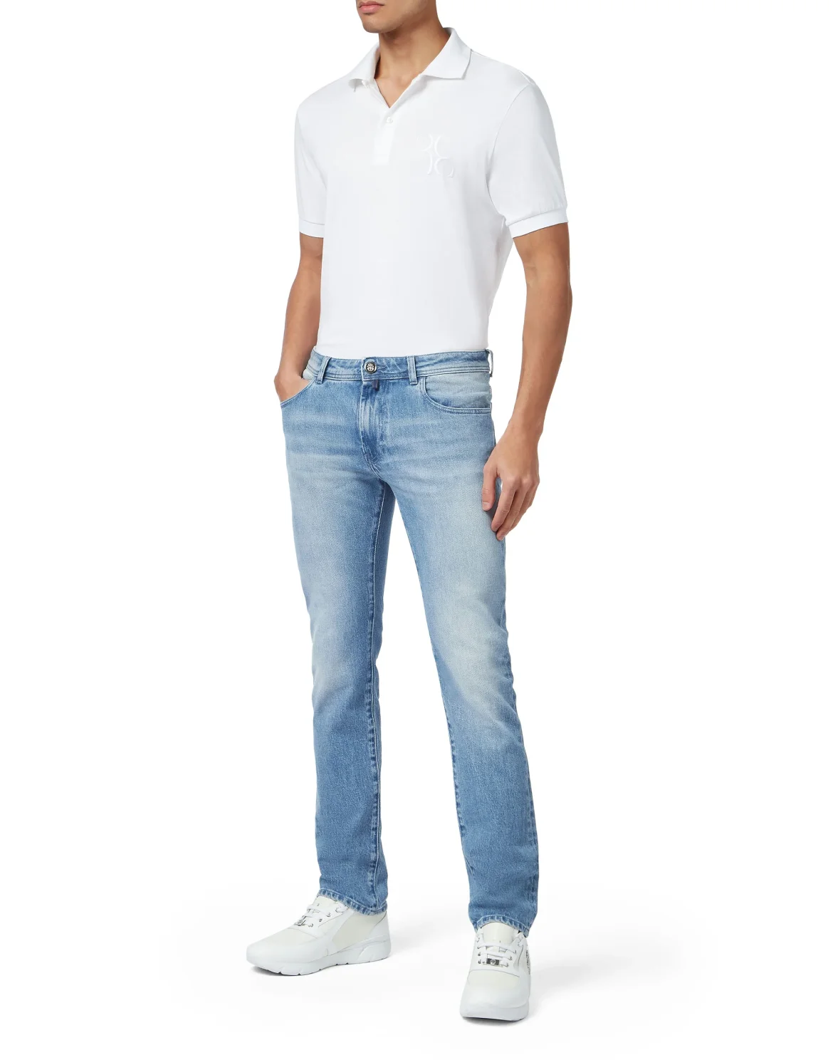 Denim Trousers Super Straight Cut, цвет: Синий