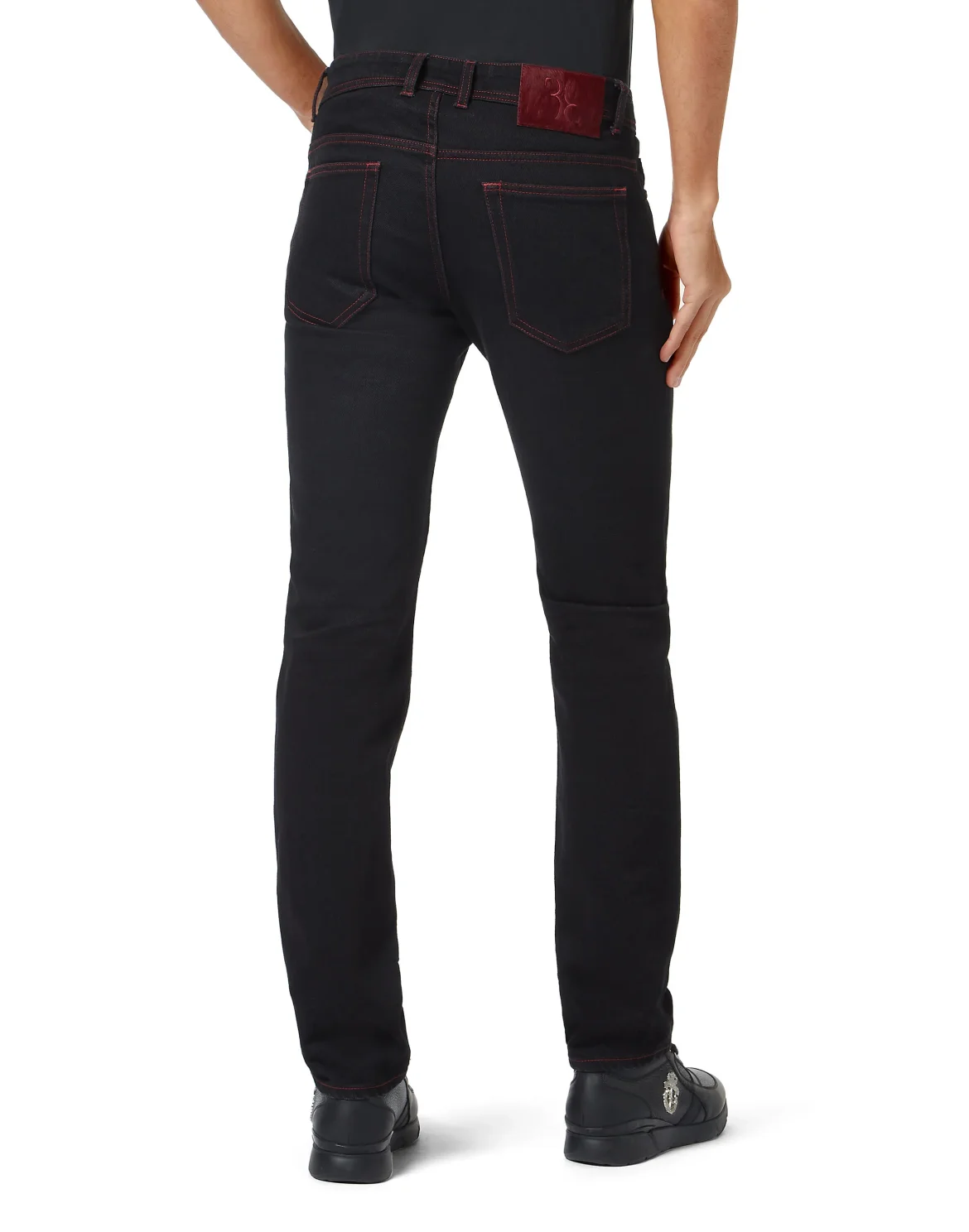 Denim Trousers Super Straight Cut, цвет: Черный