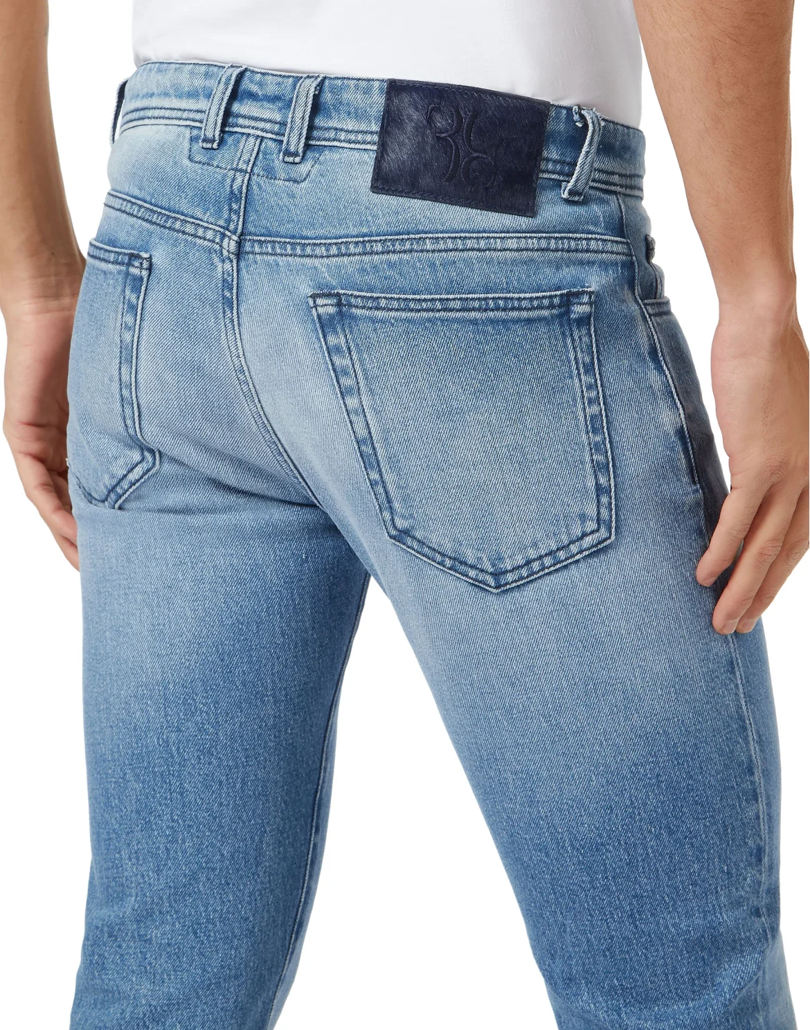 Denim Trousers Super Straight Cut, цвет: Синий