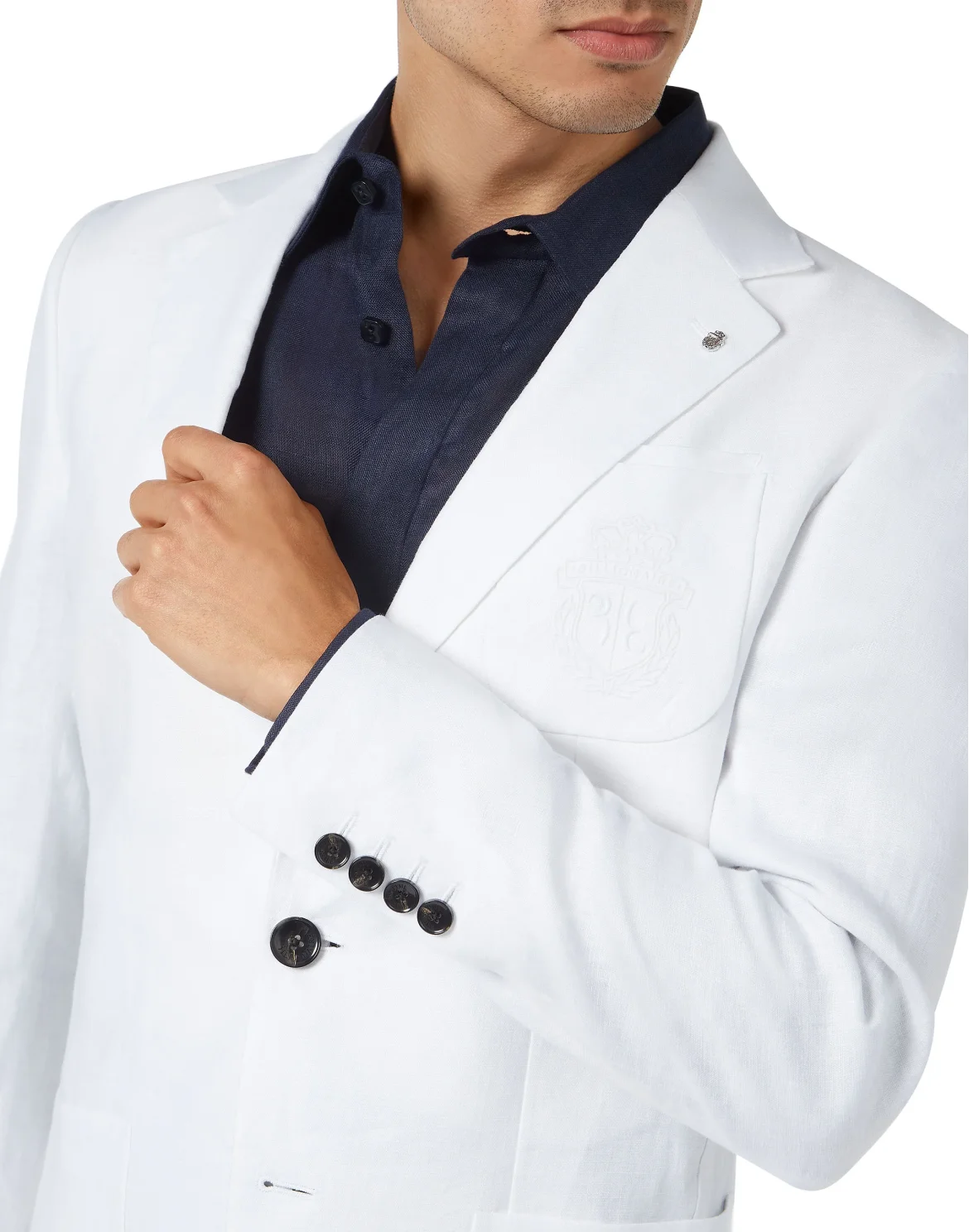Linen Blazer, цвет: Белый
