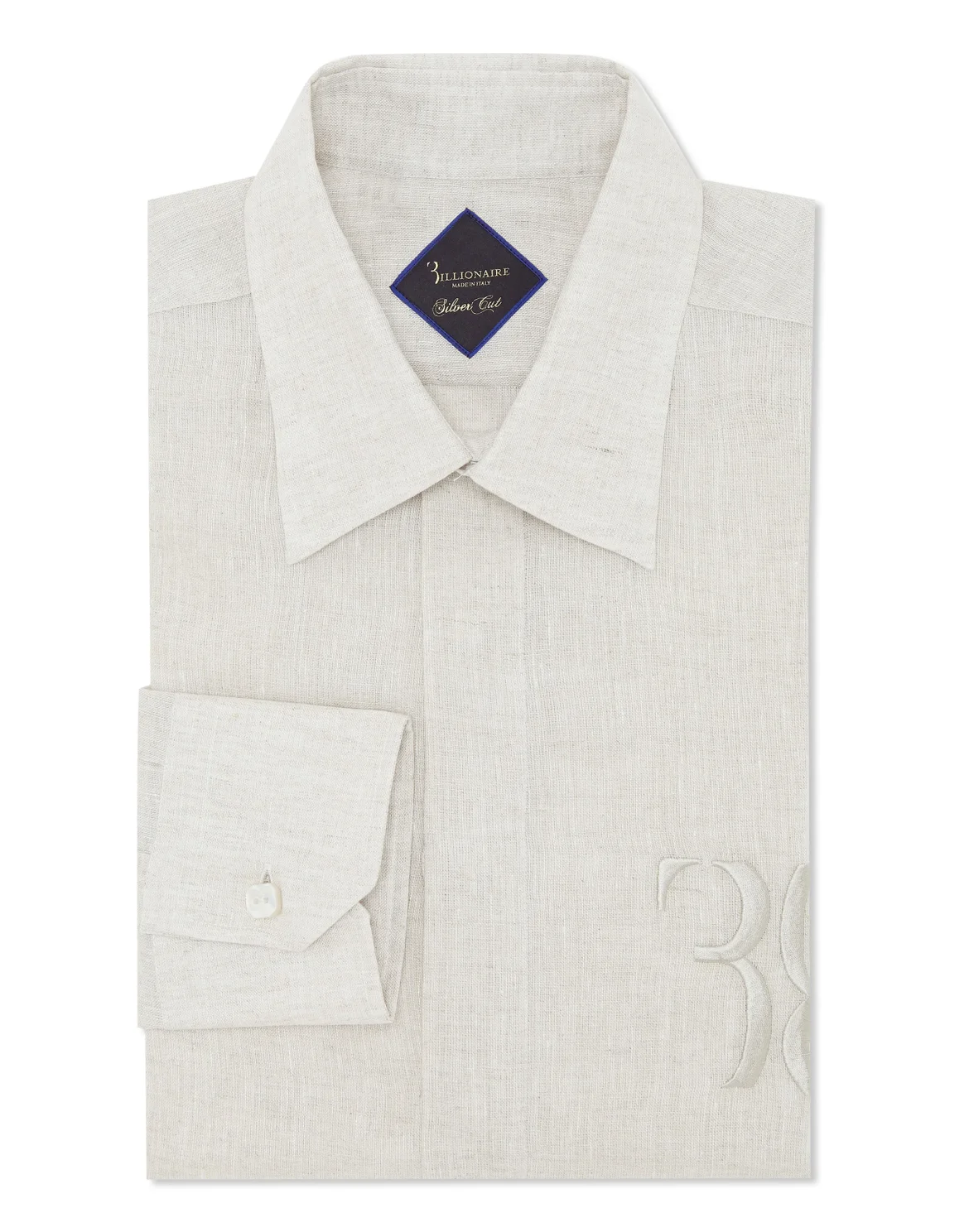 Linen Shirt Silver Cut LS, цвет: Бежевый