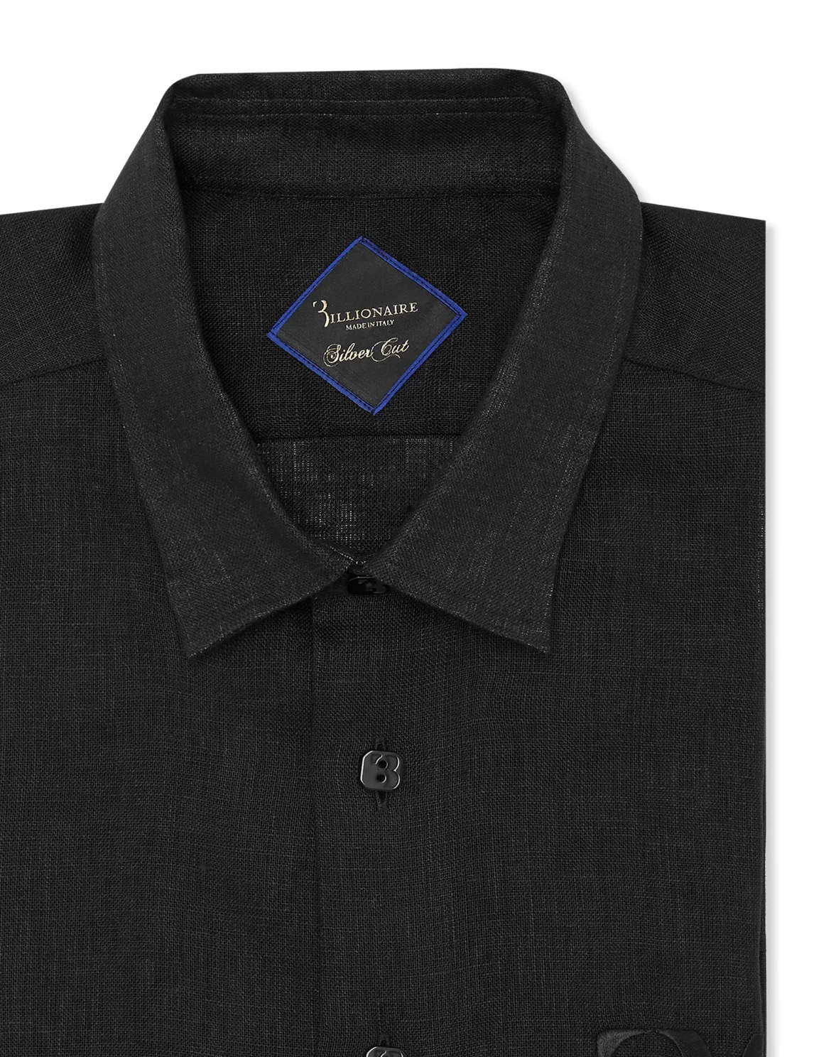 Linen Shirt Silver Cut LS, цвет: Черный