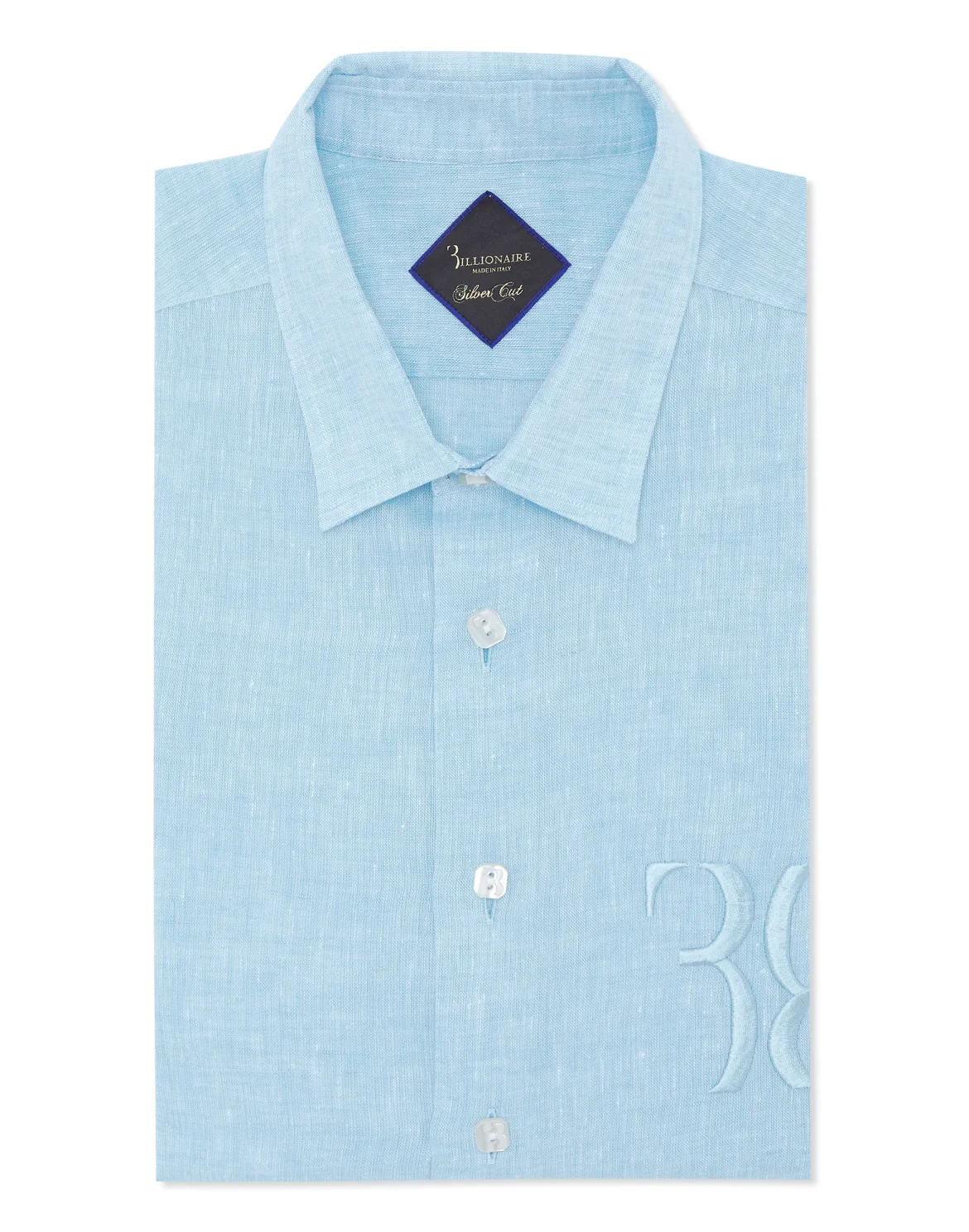 Linen Shirt Silver Cut LS, цвет: Синий