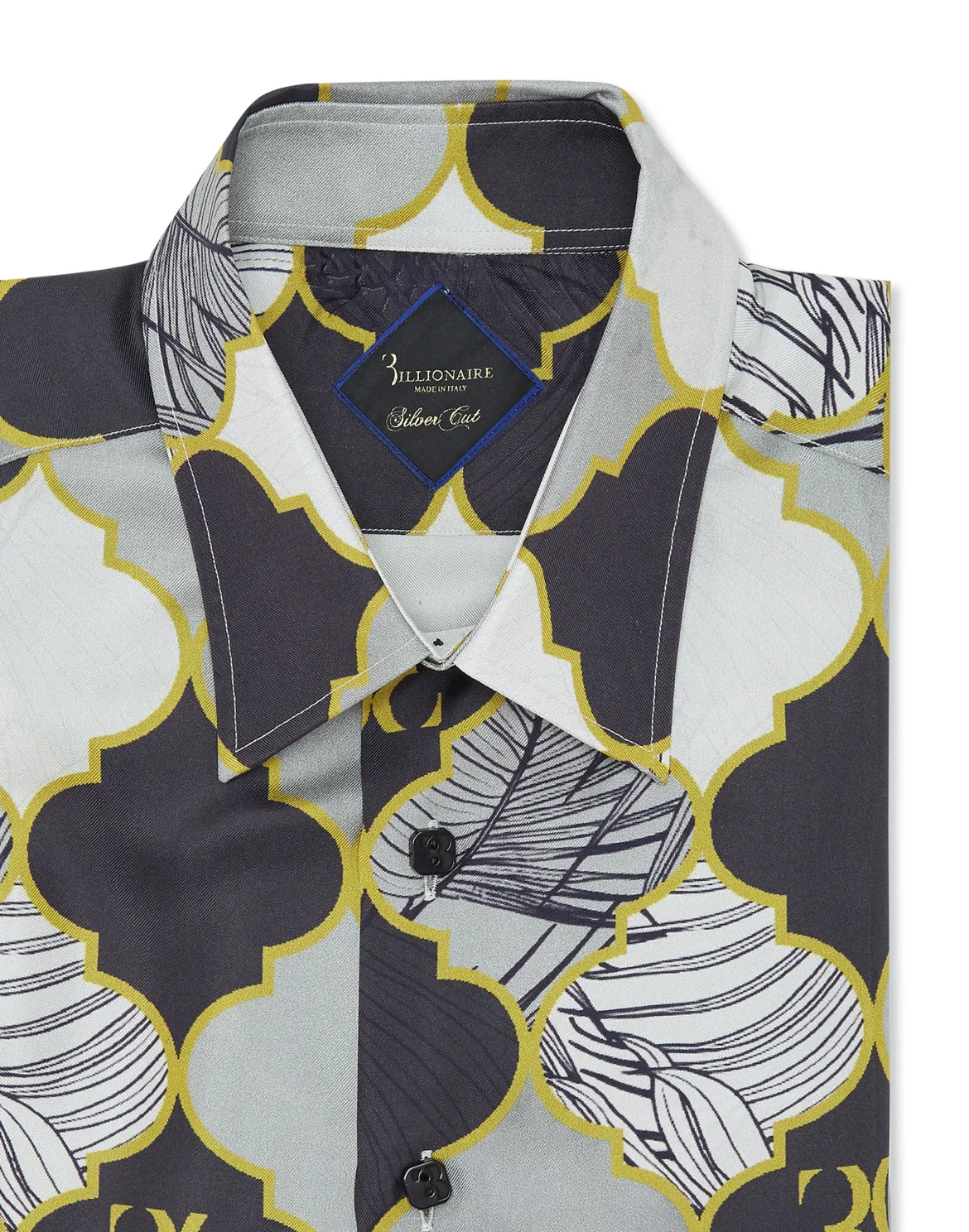 Silk Shirt Silver Cut SS, цвет: Черный