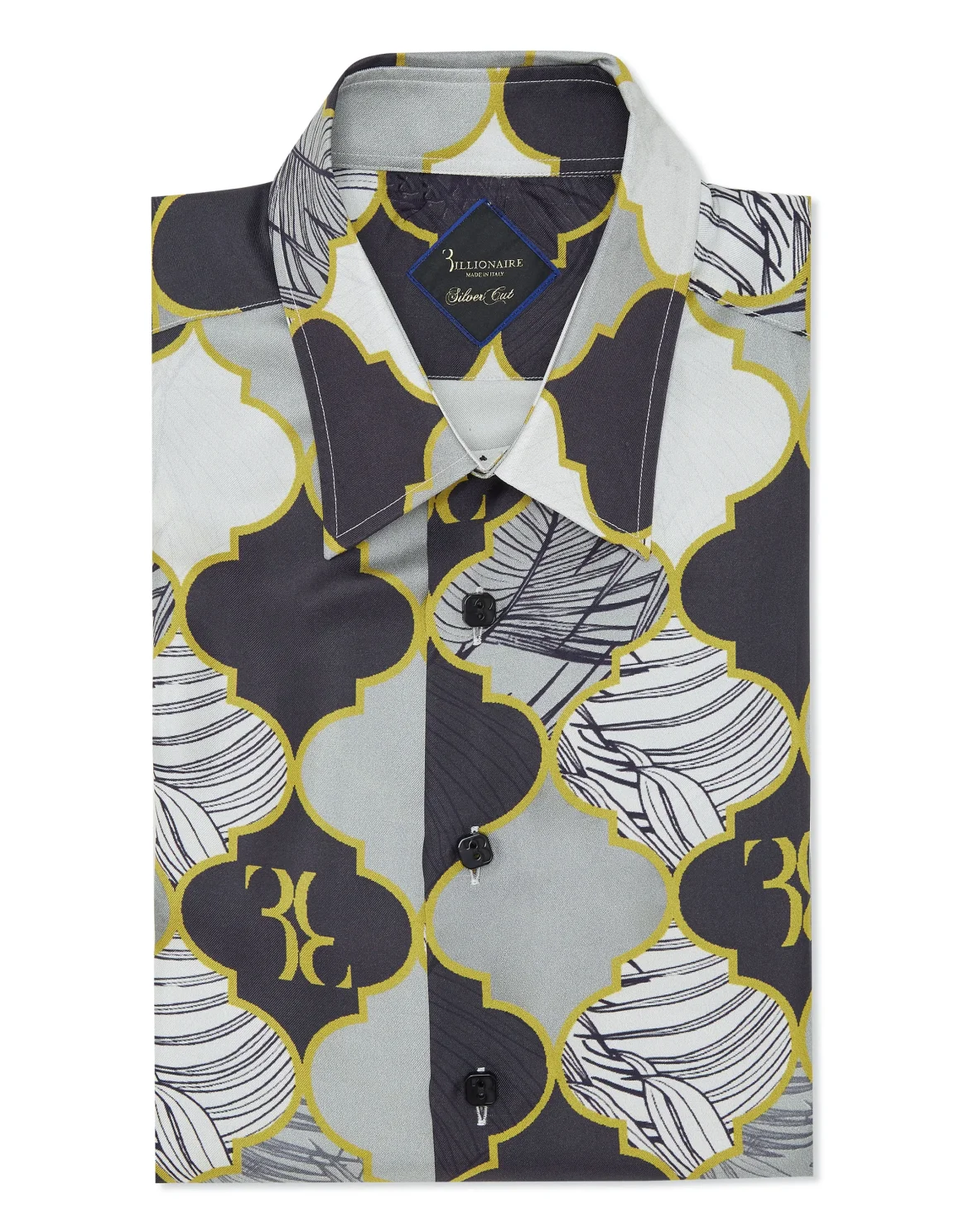 Silk Shirt Silver Cut SS, цвет: Черный