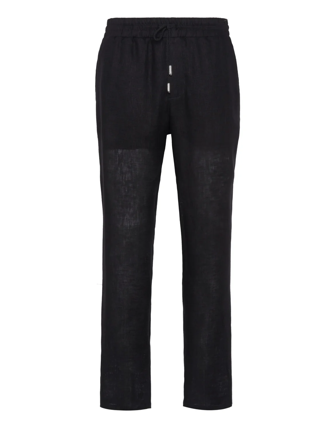 Linen Long Trousers, цвет: Черный
